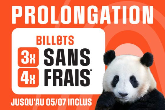 Prolongation exceptionnelle : vos billets en 3x ou 4x sans frais