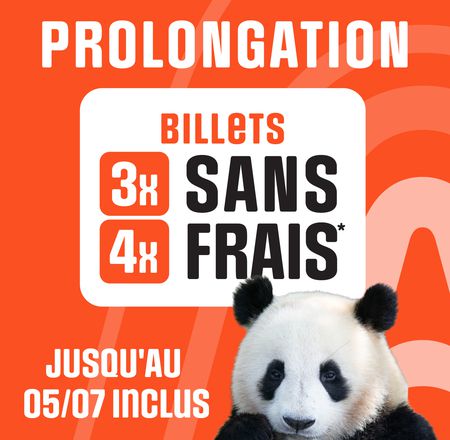Offre Alma - Billetterie - Paiement en 3 ou 4 fois sans frais - ZooParc de Beauval