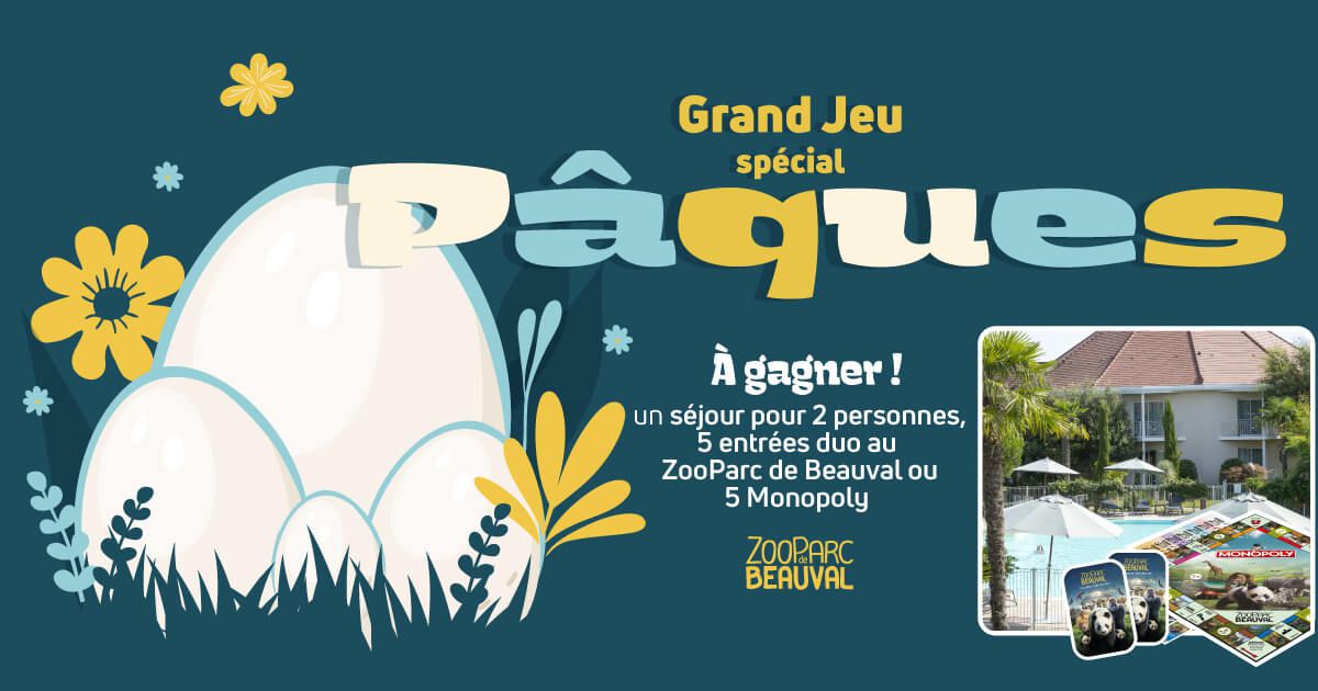 Pâques 2024 – Jeu du 20 mars au 3 avril 2024