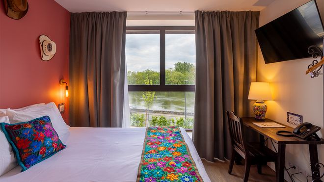 Dormir à Beauval - chambre double vue Cher - Les Rivages de Beauval