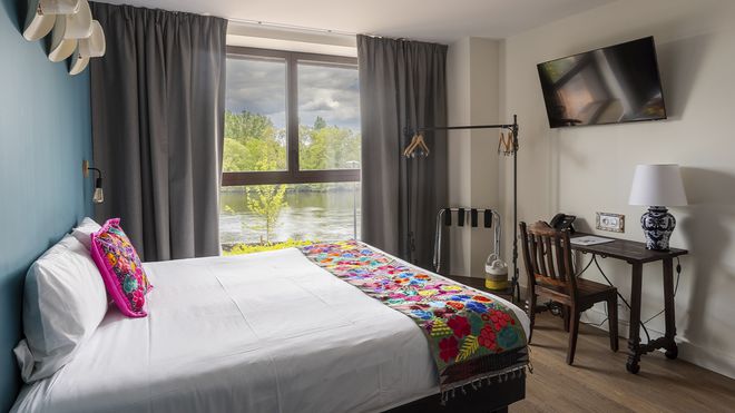 Dormir à Beauval - chambre quadruple vue Cher - Les Rivages de Beauval