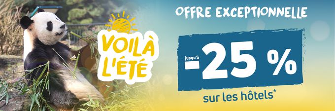 Remise sur les séjours - Offre spéciale été - ZooParc de Beauval