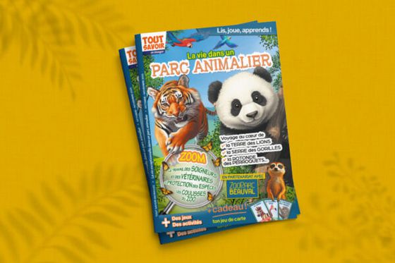 Un beau partenariat entre Beauval et le Magazine Tout Savoir en images