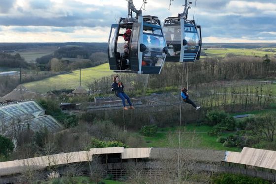 « GRIMPez » sur le Nuage de Beauval avec les sapeurs-pompiers !