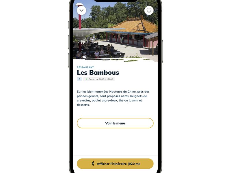 Restaurants - Application mobile du ZooParc de Beauval