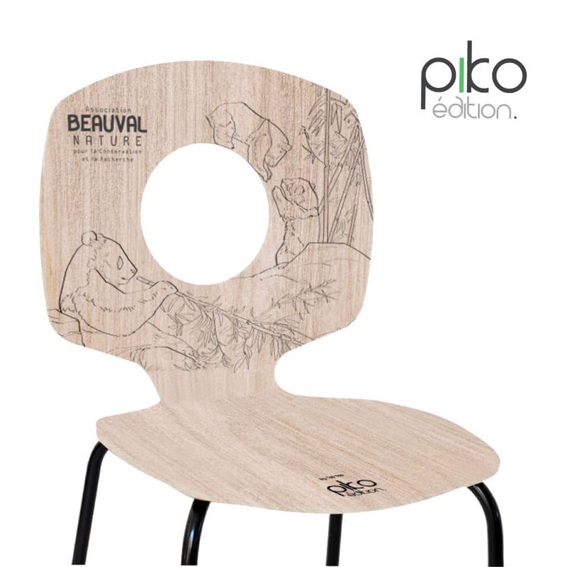 Une chaise "Entêtée" Beauval by Tsé & Tsé - PIKO Edition