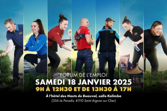 Forum emploi : rejoignez les équipes du ZooParc de Beauval pour la saison 2025 !