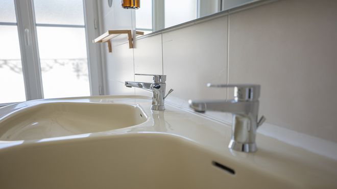 Grand Hôtel - Chambre Triple vue Cher - Salle de bain - Les hôtels typiques de Beauval