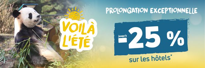 Remise sur les séjours - Offre spéciale été - ZooParc de Beauval