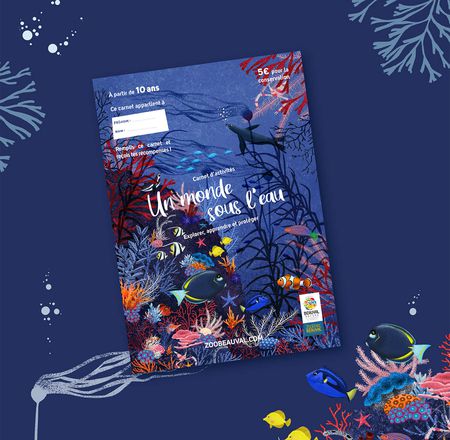 Nouveau carnet d'activité - Un monde sous l'eau - Pédagogie - ZooParc de Beauval