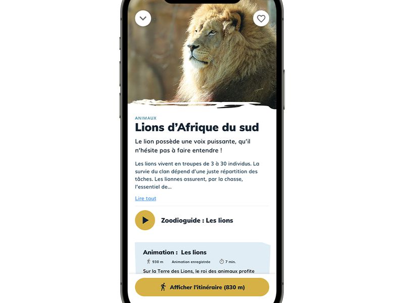 Animaux - Application mobile du ZooParc de Beauval