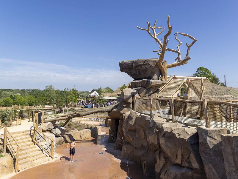Les Roches Vives - Jeux d'eau pour les enfants - ZooParc de Beauval