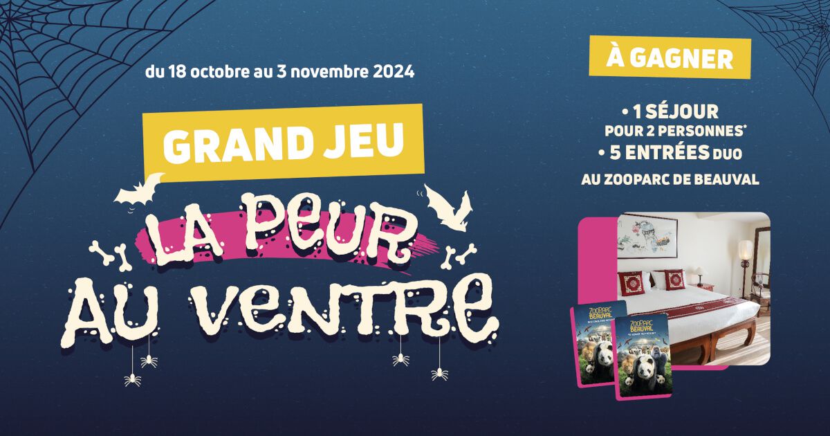 Quiz "La peur au ventre" – Jeu du 18 octobre au 3 novembre 2024