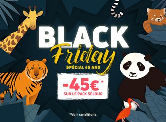 Séjour à Beauval - Offre Spéciale Black Friday - ZooParc de Beauval