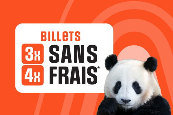 Vos billets dès maintenant, en 3x ou 4x sans frais